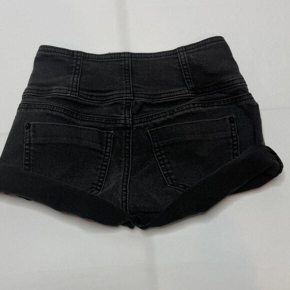 Micro Low Rise Vintage Black Size 3 Shorts - Picture 4 of 4